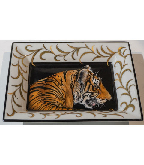Porcelaine Tigre du Bengale 2 Aude de Boisjan