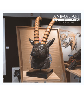 Bouquetin_Fustec_Yann_Animal_Art_Gallery_Paris