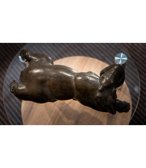 Sculpture bronze maternite sur une table Jean-Marc Bodin  6