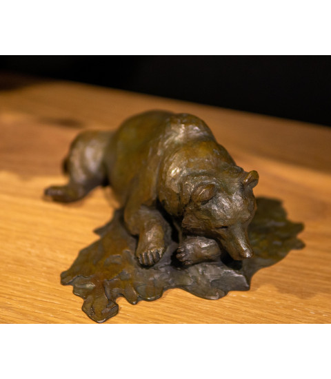 Sculpture bronze Le reve de miel petit modele de haut Bodin