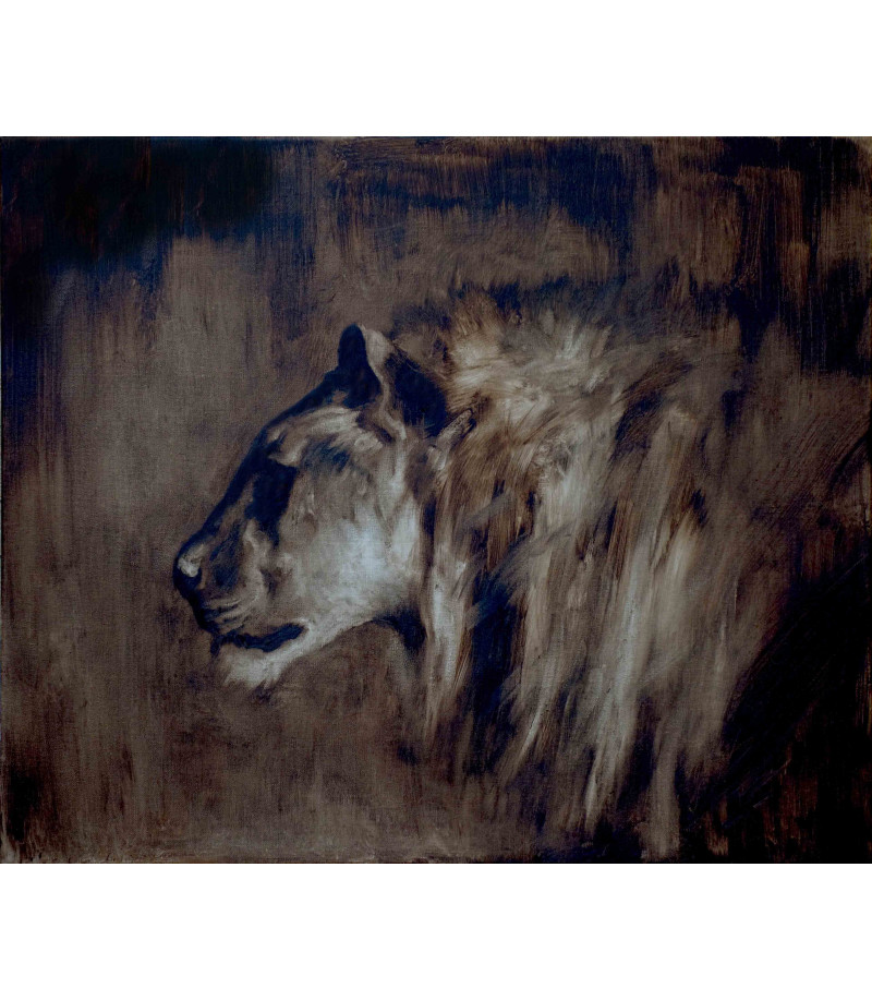 Lion, par Igor LY, pour Animal Art Gallery Paris