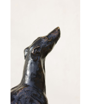 Sculpture en bronze Greyhound détails 4 Igor Ly