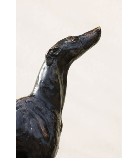 Sculpture en bronze Greyhound détails 5 Igor Ly