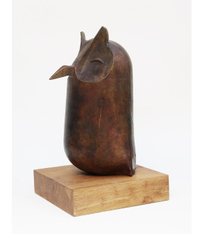 Sculpture Bronze Hibou Chouette Strelkov 3_Artiste_Animalier_Animal_Art_Gallery_Paris