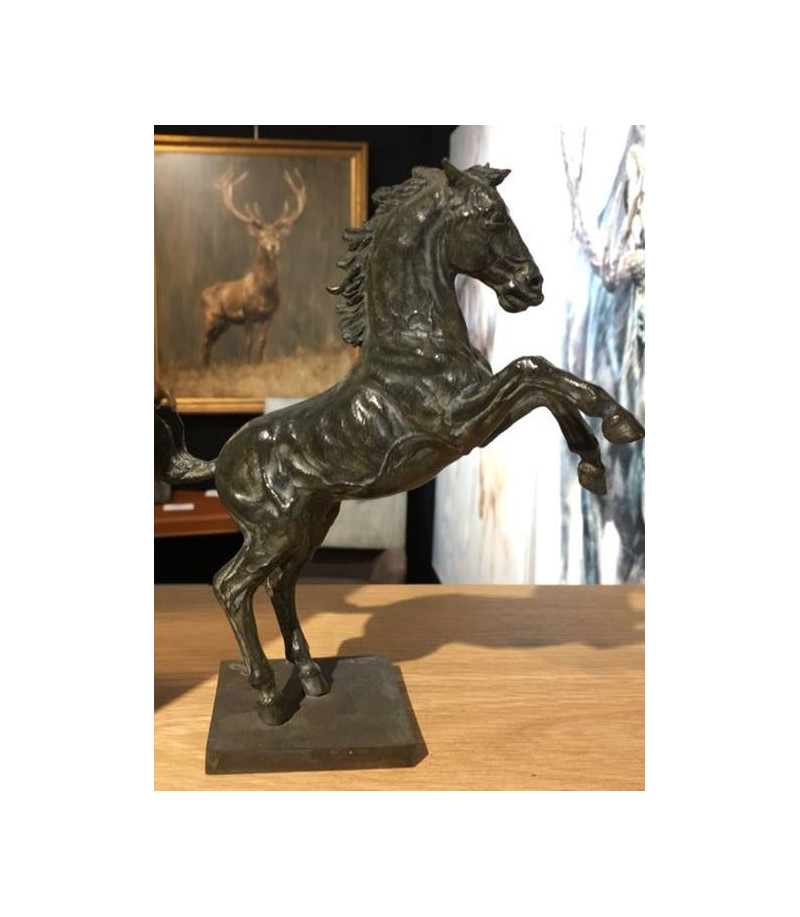 Cabré, sculpture de cheval par Axelle Safran pour Animal Art Gallery Paris