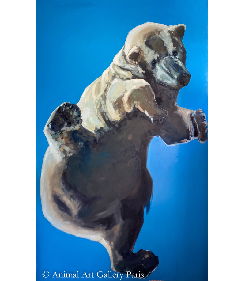 Peinture-Kung-Fu-Polar-Bear-Thibaut-Dapoigny