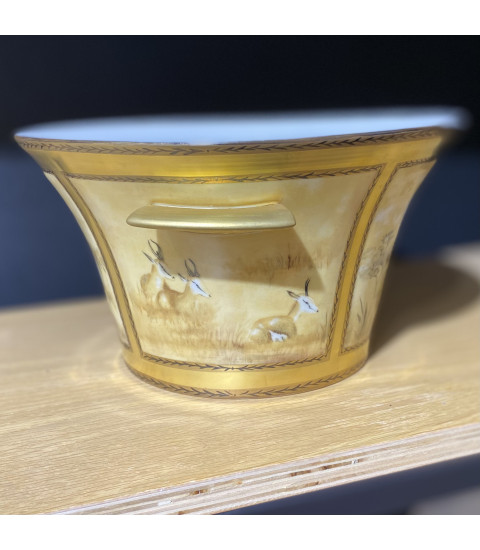 "Coupe Kalahari" - Porcelaine peinte à la main - Aude de Boisjan pour Animal Art Gallery Paris