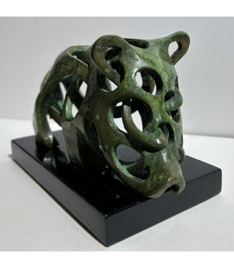 Sanglier en bronze - Jean-François Maubert pour Animal Art Gallery Paris