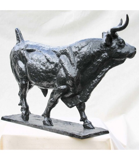 Sculpture Bronze Taureau Strelkov AnimalArtGalleryParis_Artiste_Animalier