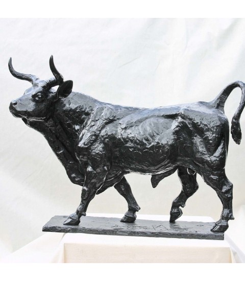 Sculpture Bronze Taureau Strelkov AnimalArtGalleryParis_Artiste_Animalier