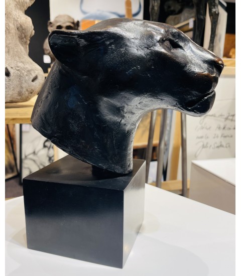 Tête de Panthère, par Igor Ly pour Animal Art Gallery Paris