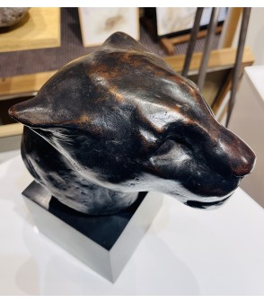 Tête de Panthère, par Igor Ly pour Animal Art Gallery Paris