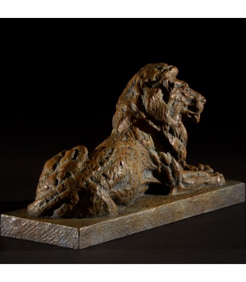 Classic with a Twist (lion) - Mick Doellinger - Animal Art Gallery Paris