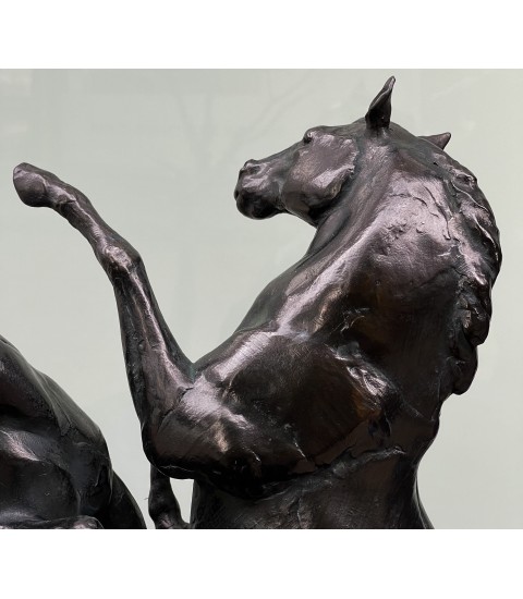 Sculpture-Duel-chevaux-Bodin