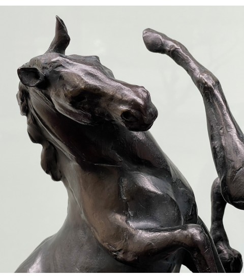 Sculpture-Duel-chevaux-Bodin