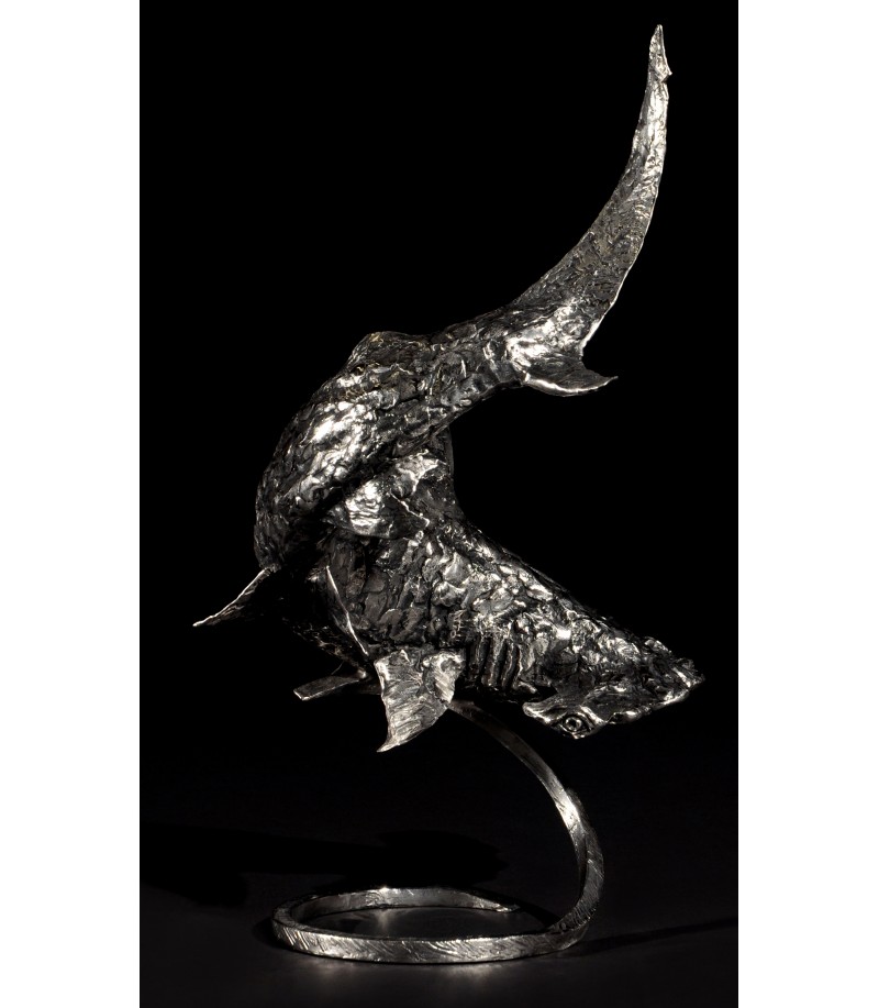 SPIRAL GLIDLE (requin marteau) par Mick Doellinger pour Animal Art Gallery Paris