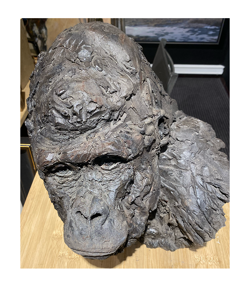 sculpture-animali-re-gorille-femelle-francine-mellier-animal-art