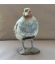 PERDRIX GRISE SUR PATTES (Sculpture en bois)