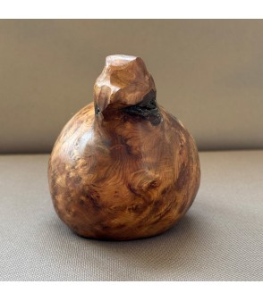 Caille (genévrier), par Joachim et Christian Belmas pour Animal Art Gallery Paris