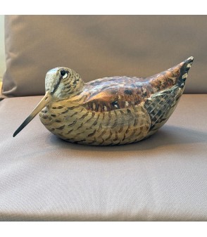 Bécasse couchée, par Joachim et Christian Belmas pour Animal Art Gallery Paris