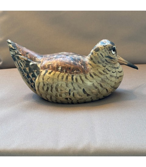 Bécasse couchée, par Joachim et Christian Belmas pour Animal Art Gallery Paris