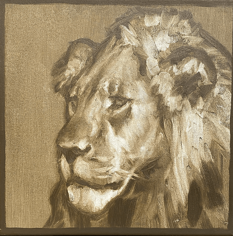 PORTRAIT DE LION