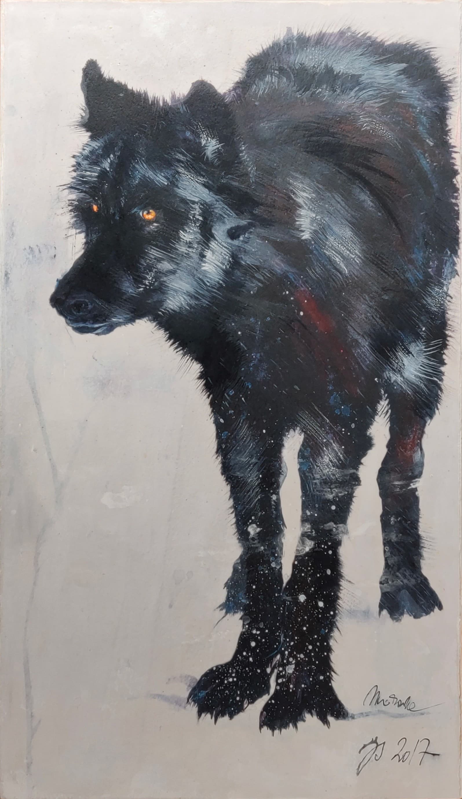 J'ATTENDS ! (loup)