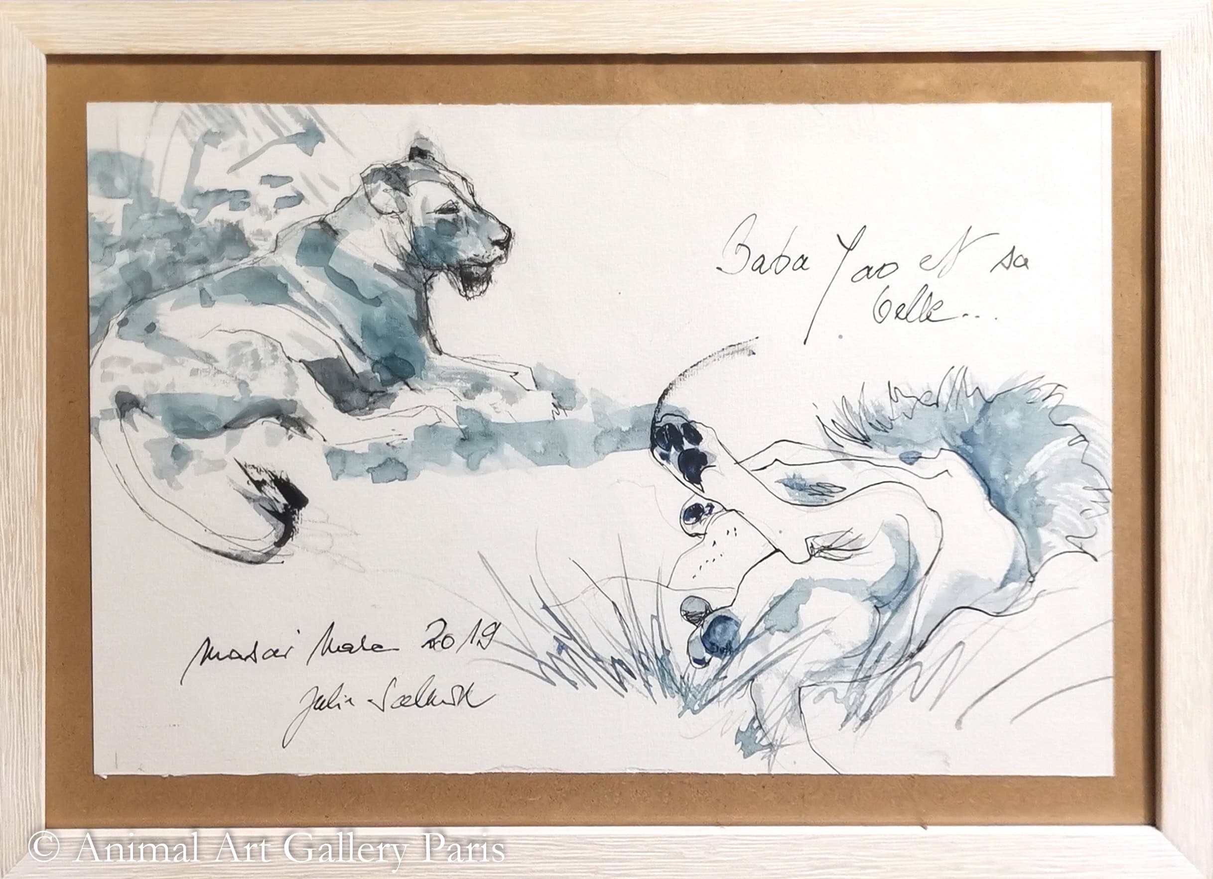 BABA YAO ET SA BELLE (lion, lionne)