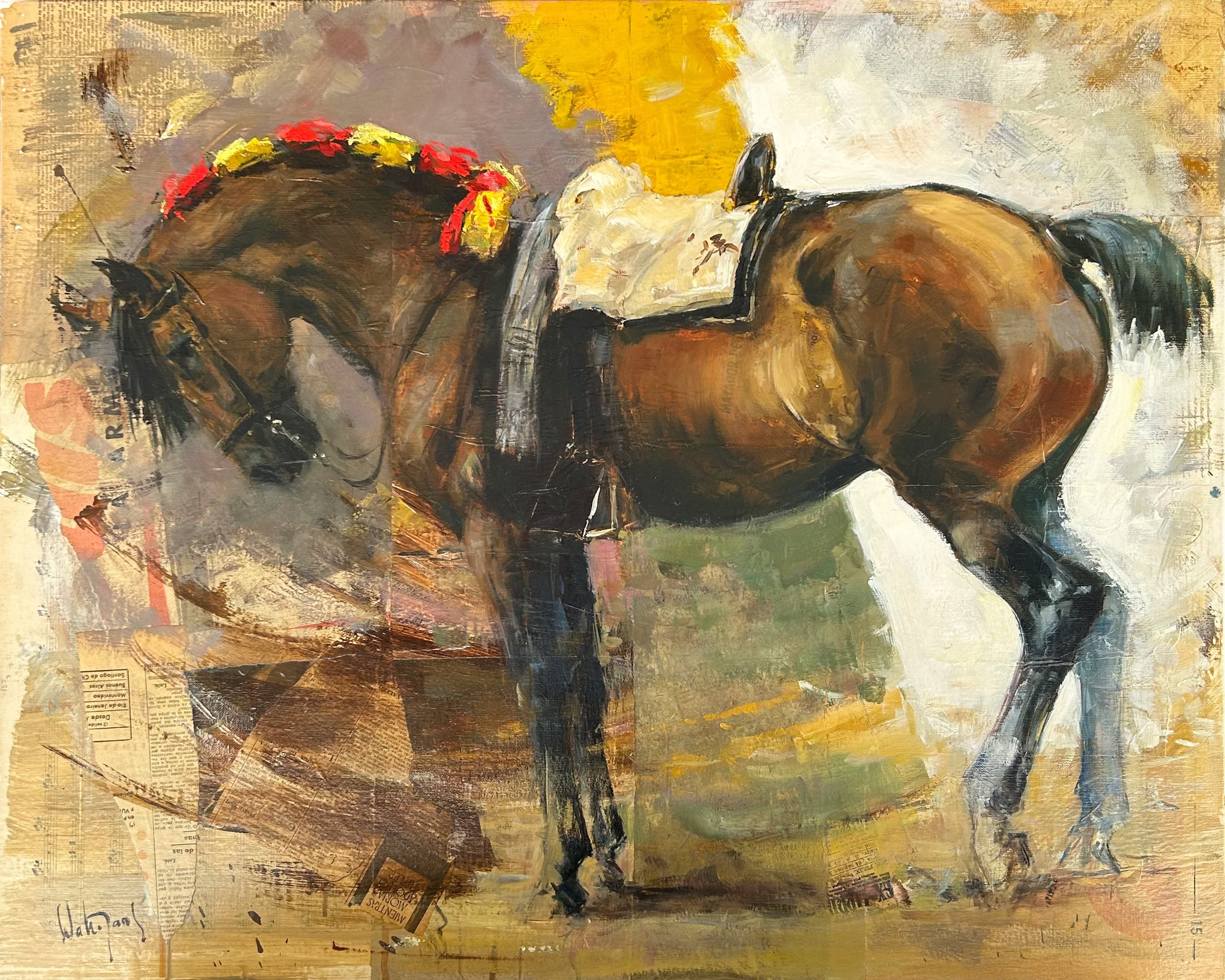 ESPERANDO (Cheval à l'attache)