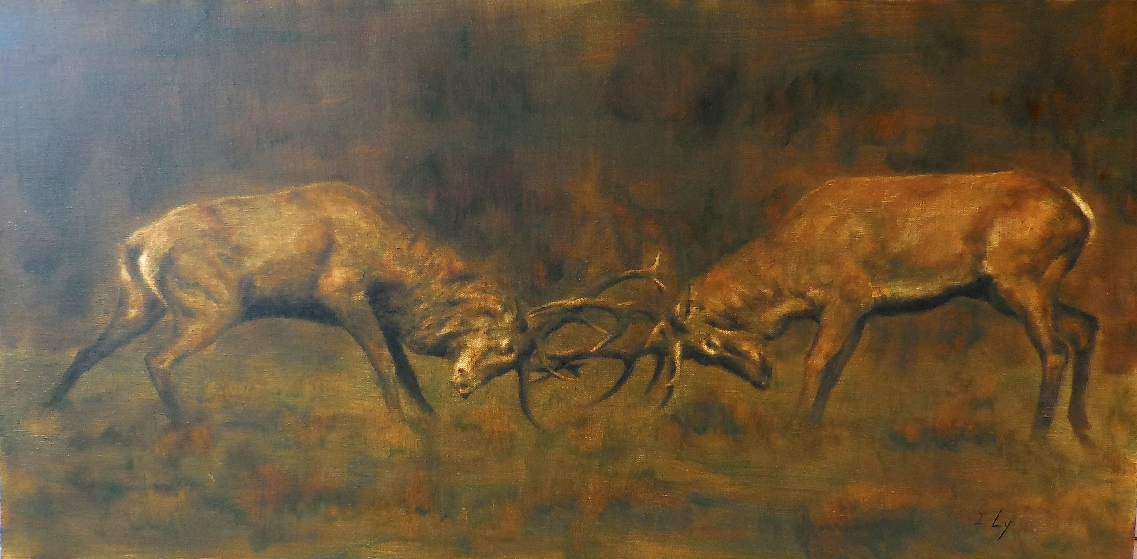 COMBAT DE CERFS