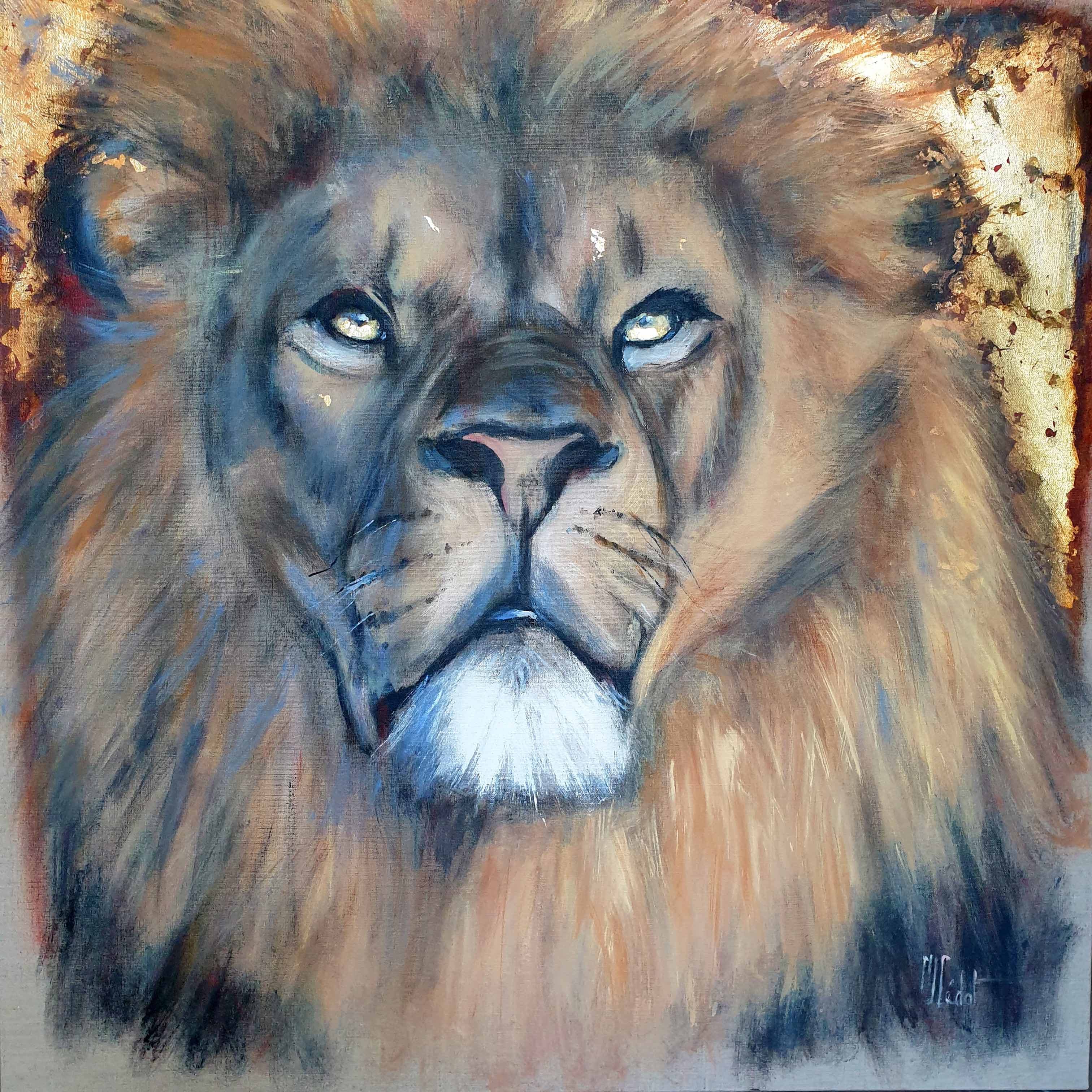 LION DE FACE