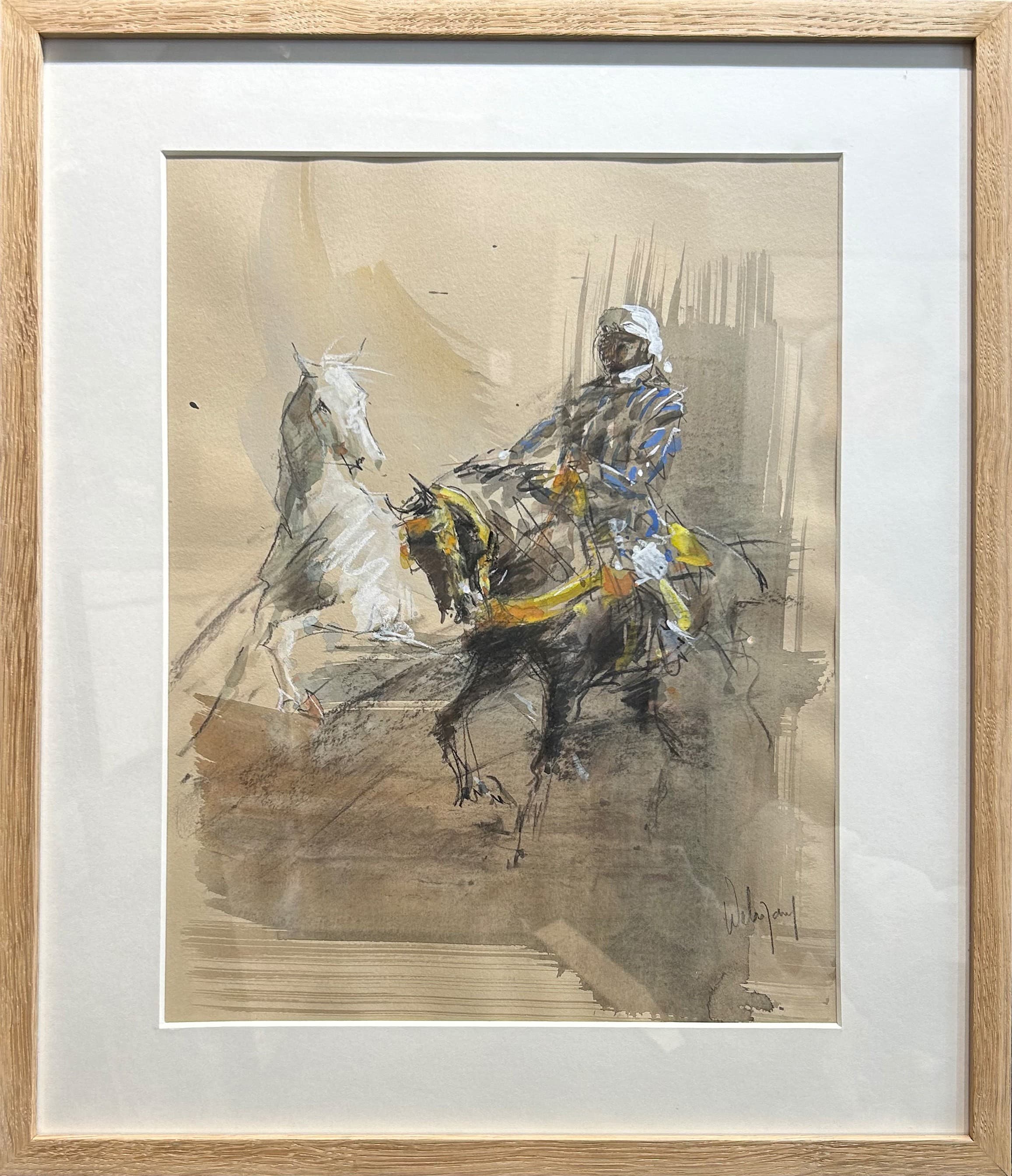 \"CHEVAL EN MAIN\" ( on est au Maroc )