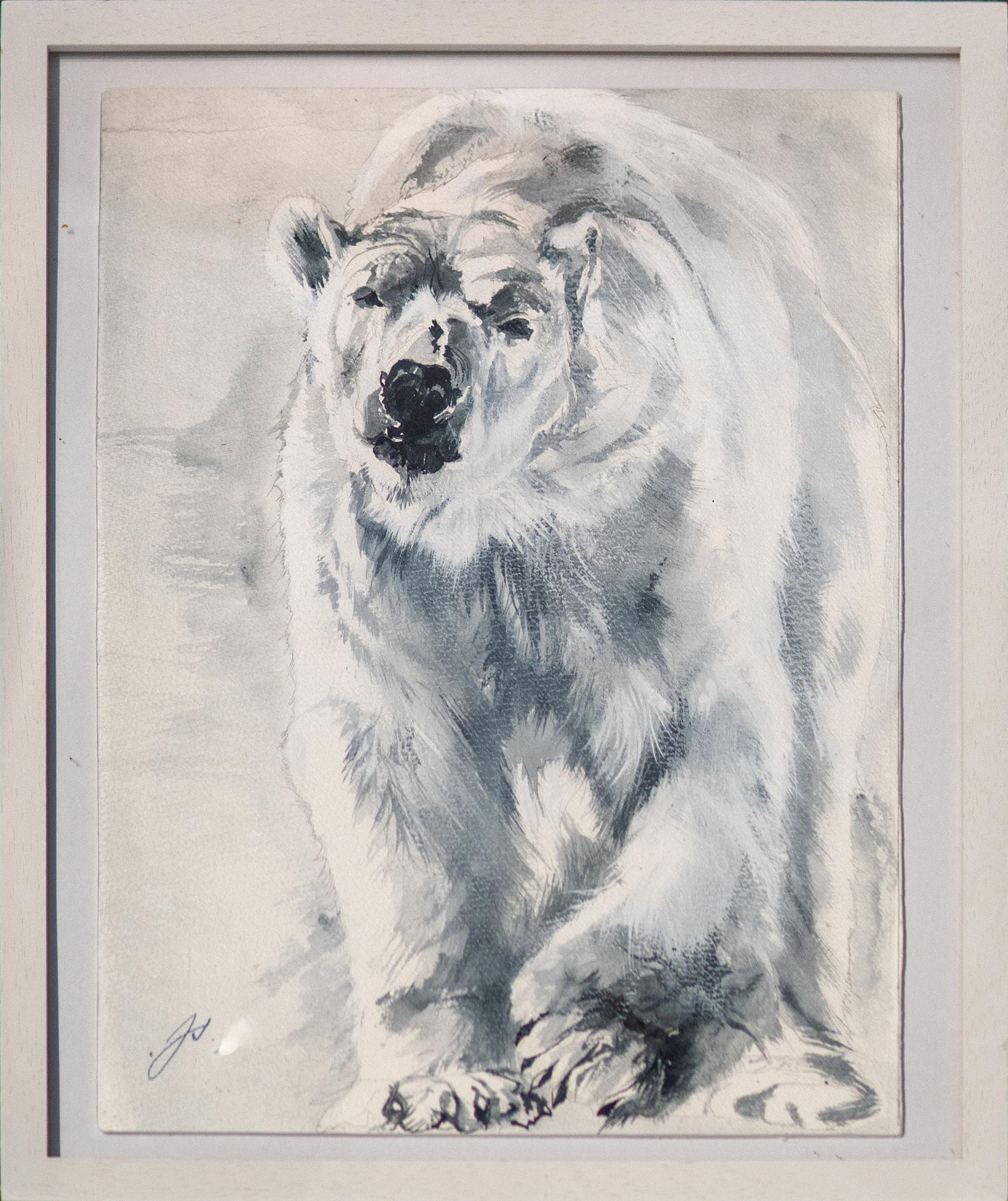 SUR LA BANQUISE (ours blanc)