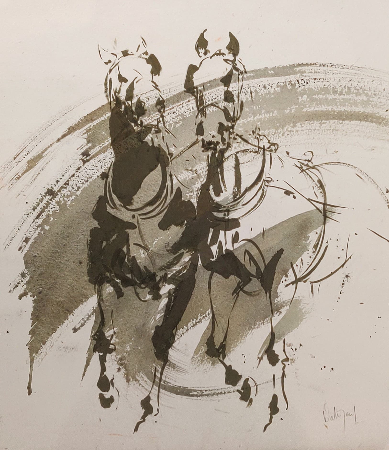 CHEVAUX DE TETE, ATTELAGE