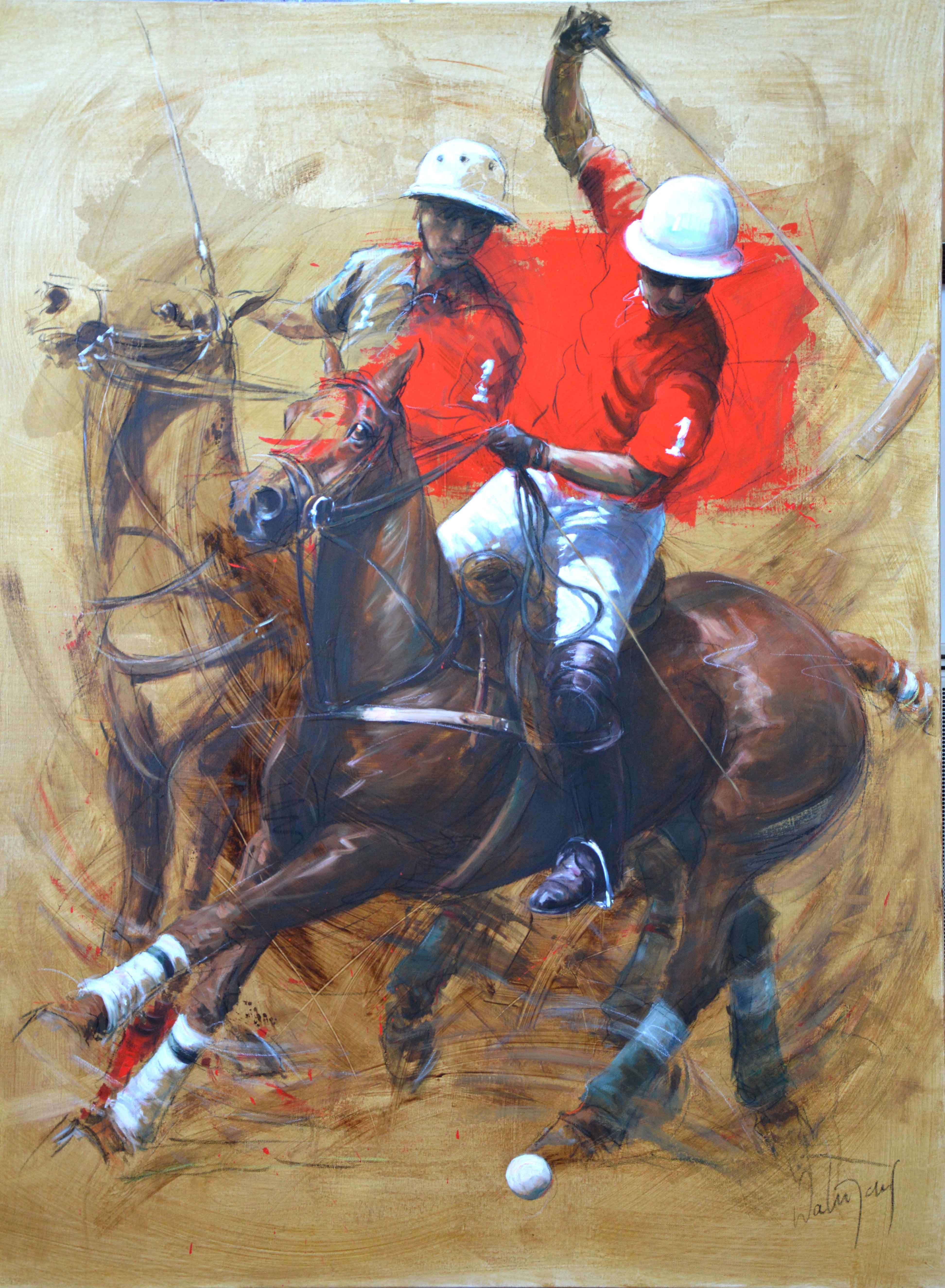 POLO ROUGE (chevaux)