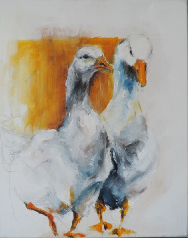 COUPLE D'OIES