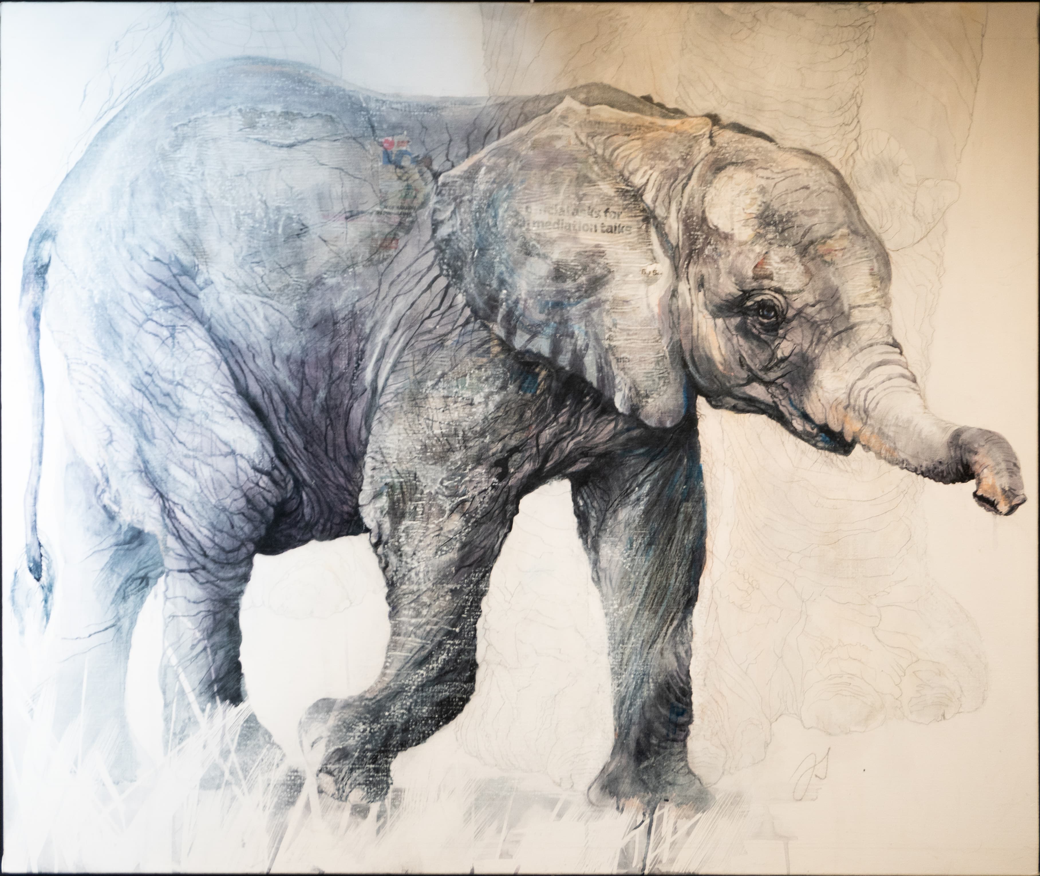 ELEPHANTEAU QUI SE DEPECHE