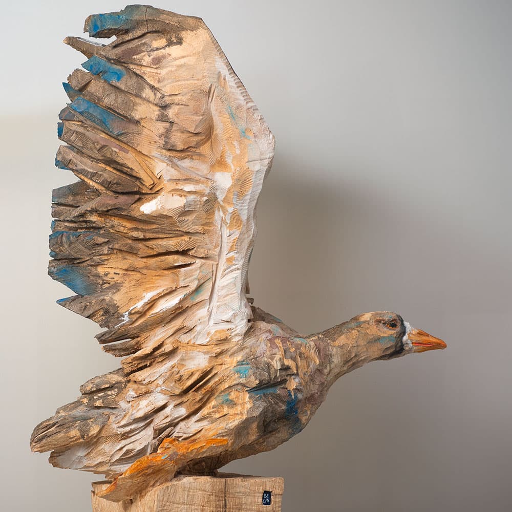 Guillaume Belin Pour Animal Art Gallery Paris   Oie 4