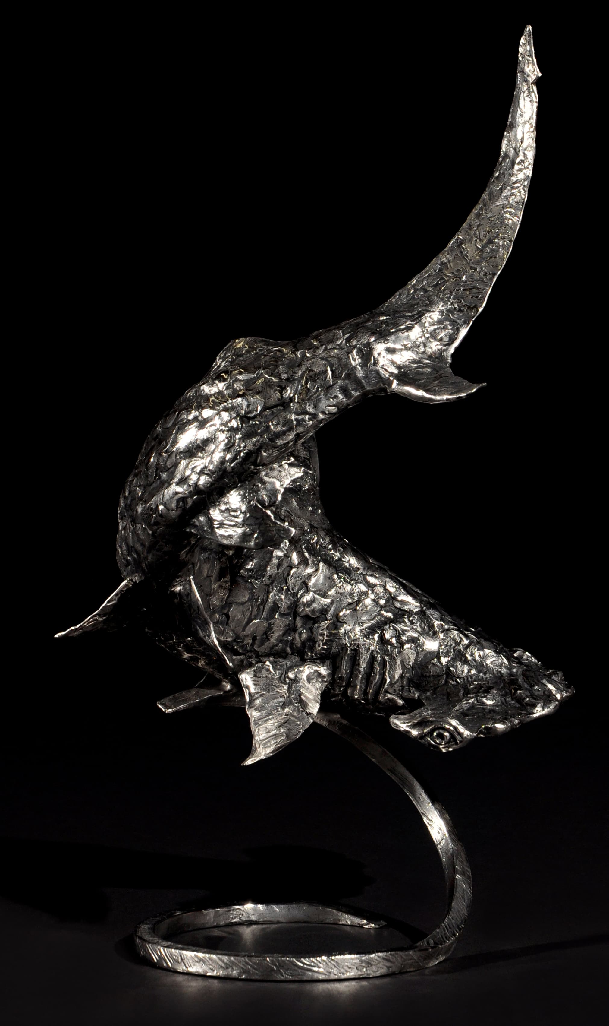 Sculpture Acier Inoxydable Spiral Glidle Doellinger 3
