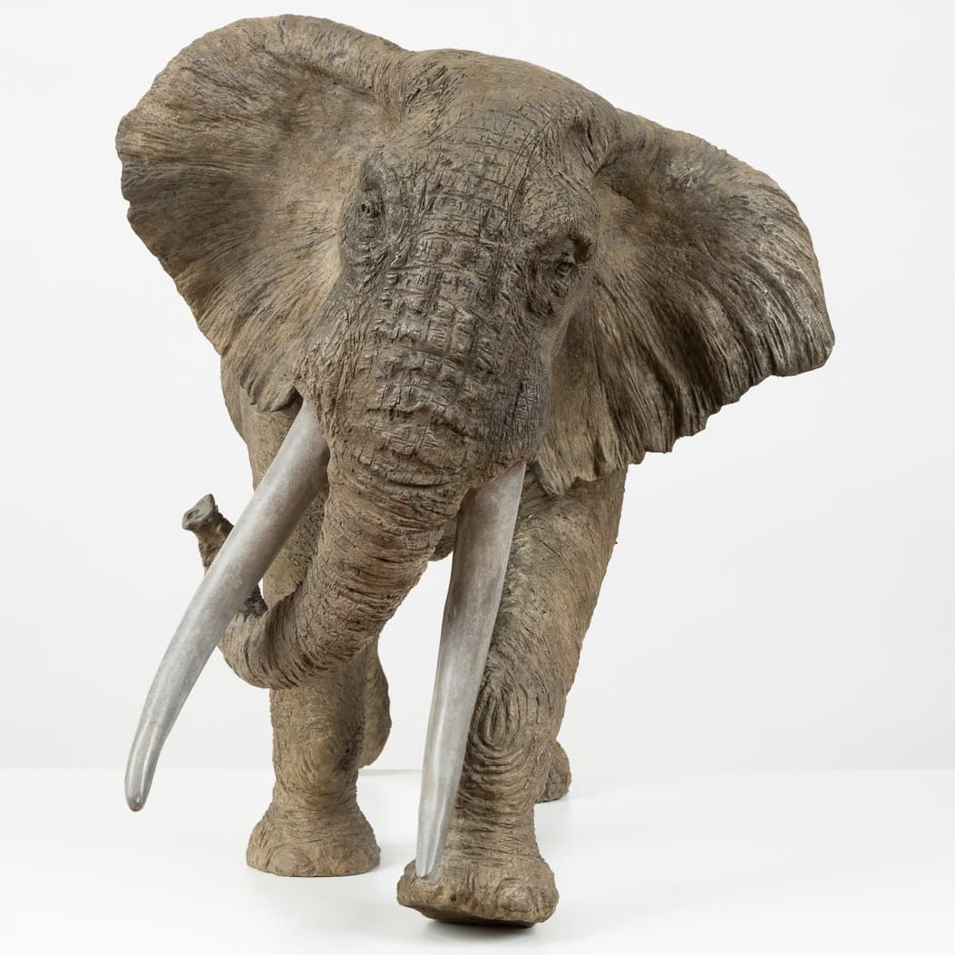 TEMBO (Eléphant d'Afrique en bronze)