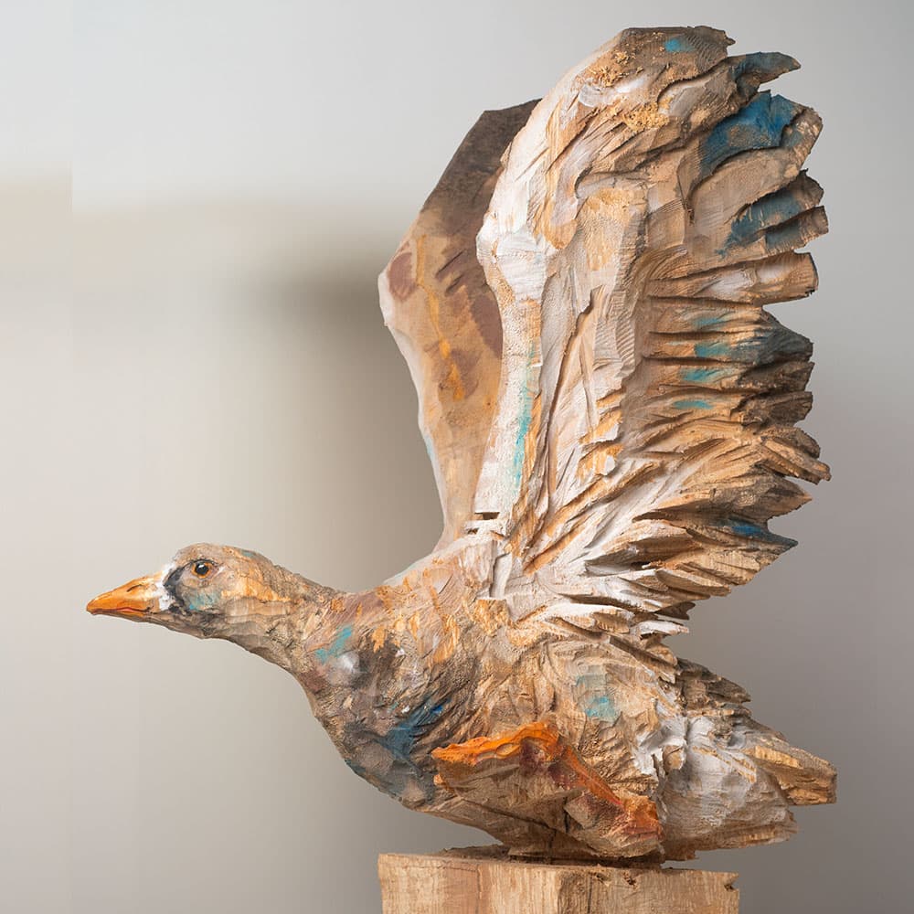 Guillaume Belin Pour Animal Art Gallery Paris   Oie 6