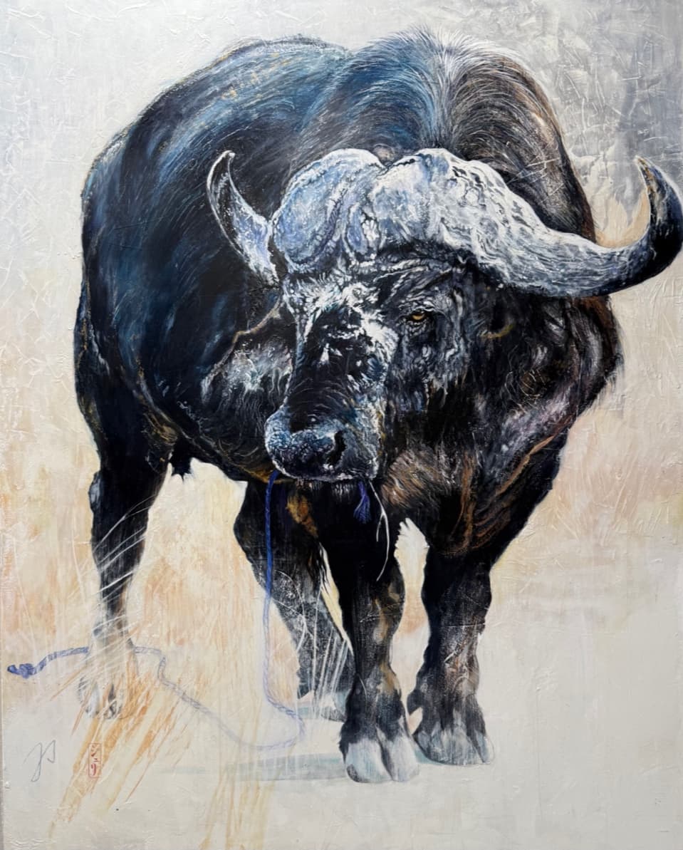 LA CORDE BLEUE (BUFFLE D'AFRIQUE)